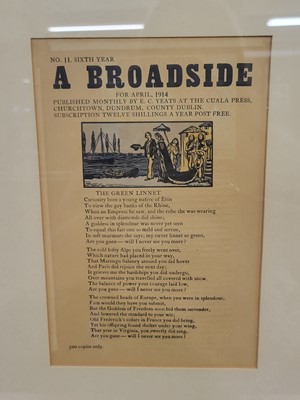 Lot 467 - AFTER JACK B YEATS, RHA, Two framed sections...
