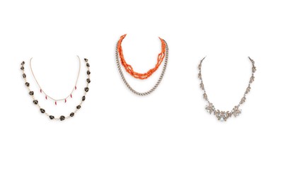 Lot 36 - A COLLECTION OF ANTIQUE AND LATER JEWELLERY,...