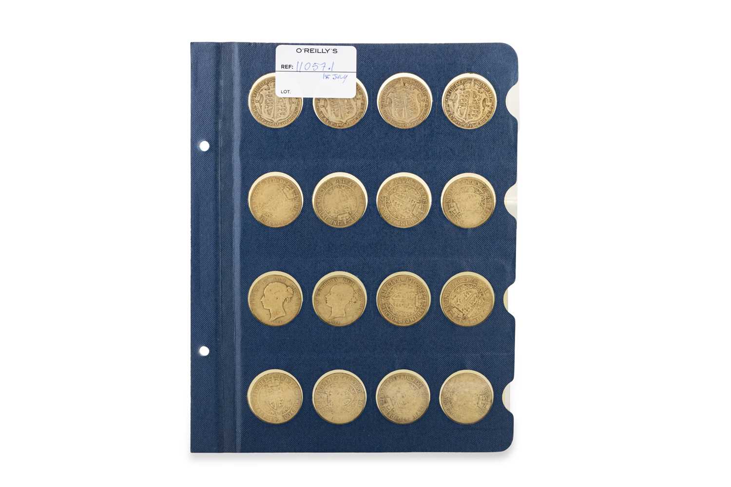 Lot 415 - AN ALBUM PAGE OF 12 X VICTORIAN 1874 - 1900...