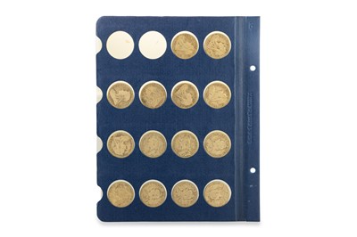 Lot 416 - AN ALBUM PAGE OF 14 X VICTORIAN 1887 - 1900...