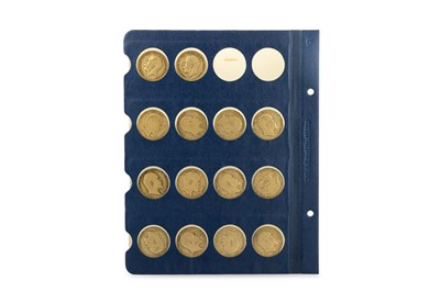 Lot 417 - AN ALBUM PAGE OF 12 X EDWARD VII 1907 - 1910...