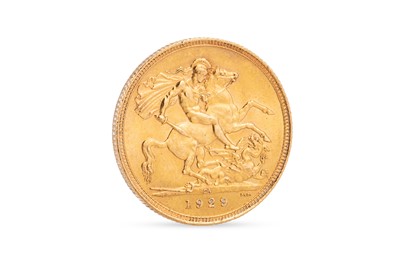 Lot 429 - A 1929 FULL GOLD SOVEREIGN ENGLISH COIN....