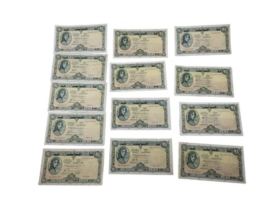 Lot 484 - 24 X IRISH £1 LADY LAVERY BANKNOTES, well...