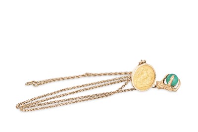 Lot 270 - A GEORGE V 22CT GOLD FULL SOVEREIGN ENGLISH...