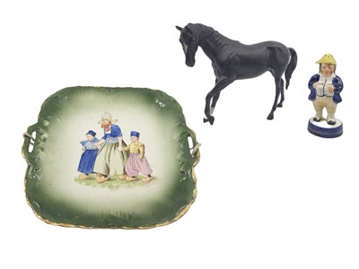 Lot 585 - A VINTAGE ROYAL DOULTON HORSE "BLACK BEAUTY",...