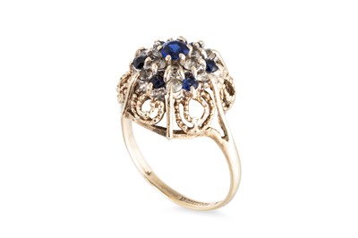 Lot 95 - TWO 9CT GOLD RINGS, one stone set, gross...