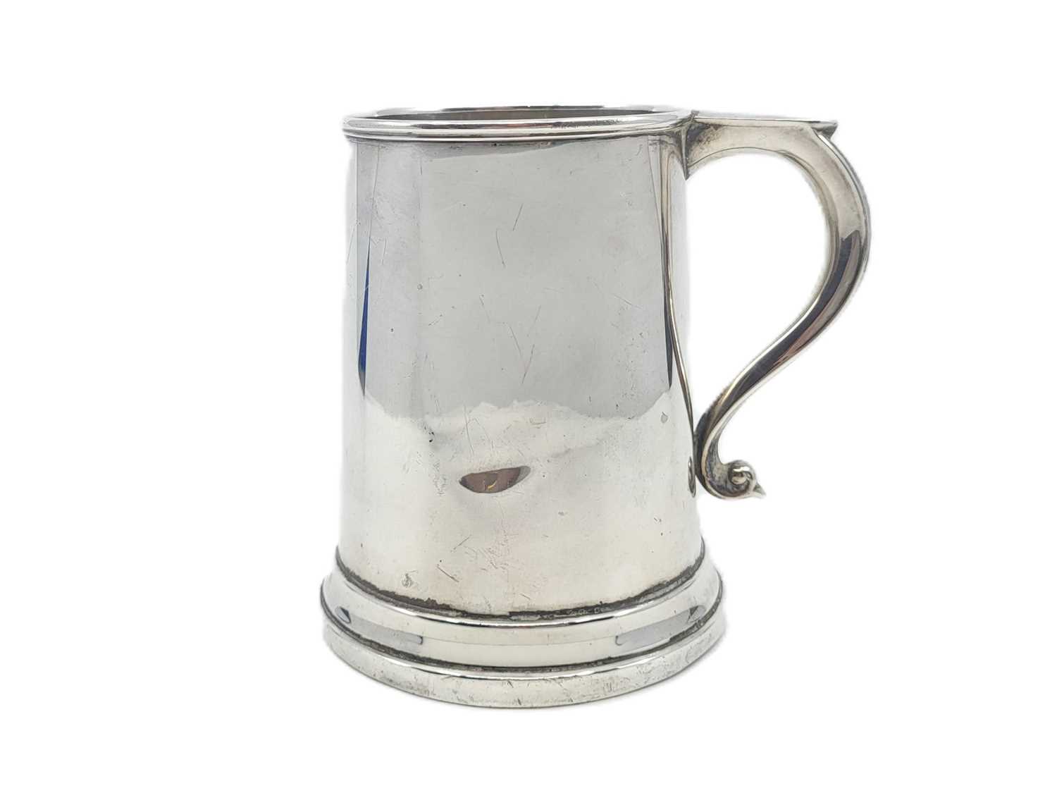 Lot 544 - A MODERN STERLING SILVER (.925) ONE PINT...