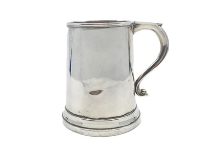 Lot 544 - A MODERN STERLING SILVER (.925) ONE PINT...