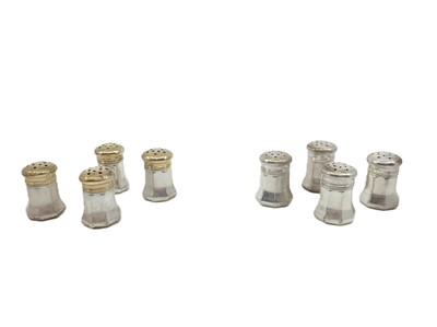 Lot 549 - A CASED "CARTIER" STERLING SILVER (.925)...