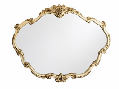 Lot 571 - A MID 20TH CENTURY MIRROR, continental style,...