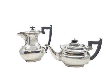 Lot 554 - A PRE-WAR MATCHING STERLING SILVER (.925)...