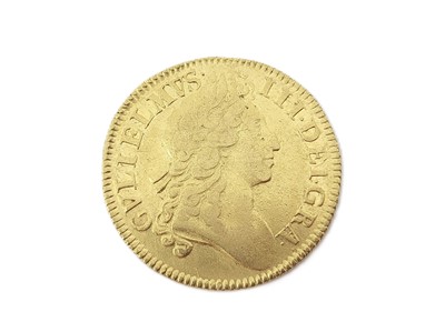 Lot 531 - A 1700 WILLIAM III FULL GUINEA GOLD ENGLISH...