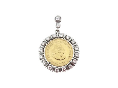 Lot 532 - A 1 RAND SOUTH AFRICAN GOLD COIN, 4 g, to a...