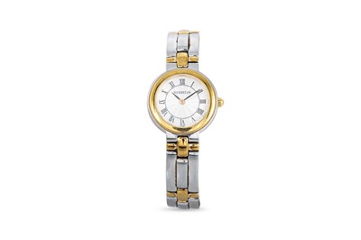 Lot 479 - A LADY'S 'HERBELIN' TWO TONE STAINLESS STEEL...