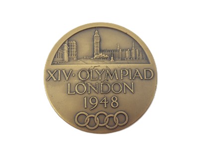 Lot 533 - A 1948 LONDON OLYMPICS BRONZE PARTICIPANTS...