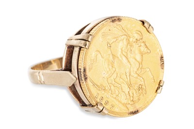 Lot 501 - A VICTORIAN 22CT GOLD FULL SOVEREIGN COIN...