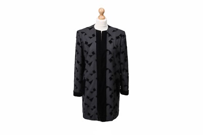 Lot 81 - AN IB JORGENSEN, DUBLIN BLACK WOOL EVENING...