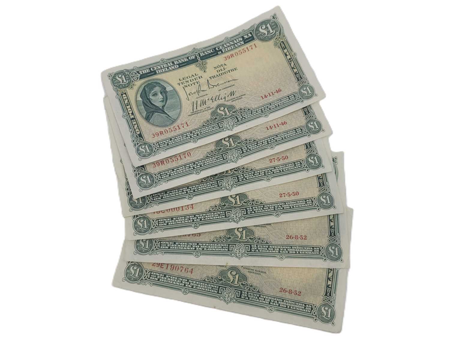 Lot 524 - 3 PAIRS OF CONSECUTIVE SERIAL # LADY LAVERY...
