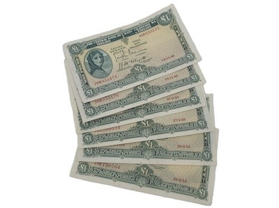 Lot 524 - 3 PAIRS OF CONSECUTIVE SERIAL #  LADY LAVERY...