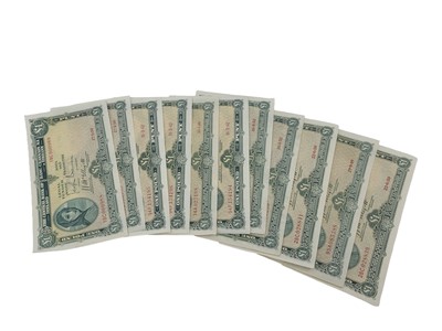 Lot 527 - 2 PAIRS OF CONSECUTIVE  SERIAL #S LADY LAVERY...
