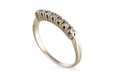 Lot 86 - THREE GEM SET STACKABLE RINGS, one set with...