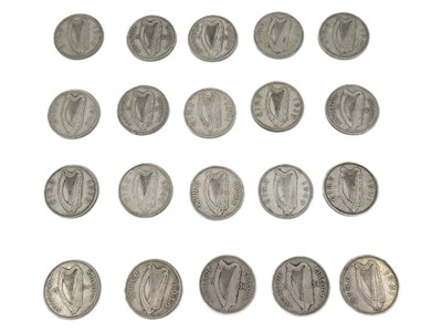 Lot 489 - A 1928-1941 COLLECTION OF IRISH 75% SILVER...
