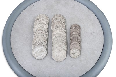 Lot 489 - A 1928-1941 COLLECTION OF IRISH 75% SILVER...