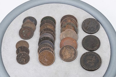 Lot 492 - A 1797-1893 COLLECTION OF 9 COPPER & 17 BRONZE...