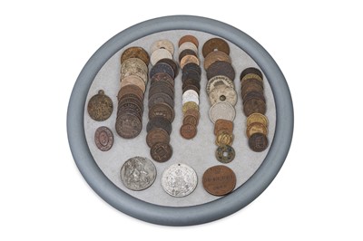 Lot 497 - A BAG OF VARIOUS 1800s COINS & early 20th...