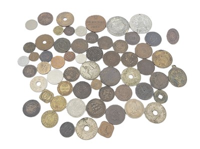 Lot 497 - A BAG OF VARIOUS 1800s COINS & early 20th...