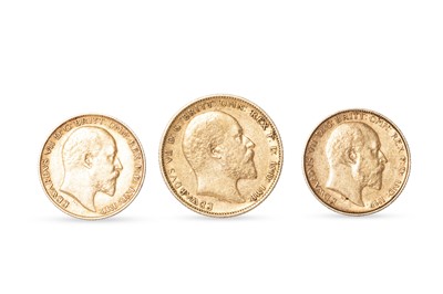 Lot 517 - A 1906 FULL GOLD SOVEREIGN ENGLISH COIN...