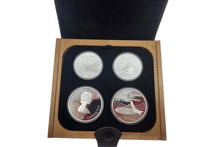 Lot 511 - A 1976 CANADIAN PROOF SILVER 4 COIN BOXED SET...