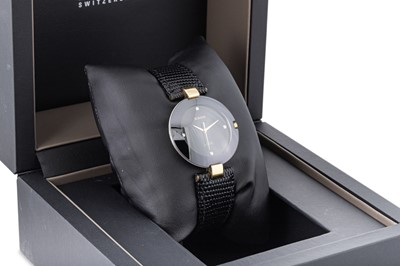 Lot 446 - A RADO 'JUBILIÉ' WRIST WATCH, black dial with...