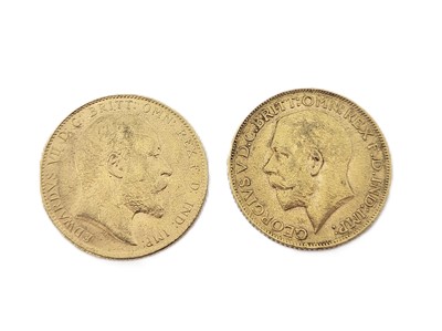 Lot 503 - TWO X 1912 & 1910 (SYDNEY) FULL ENGLISH GOLD...