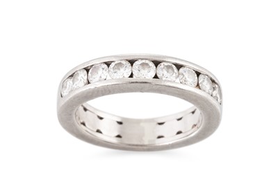 Lot 64 - A DIAMOND HALF ETERNITY RING, mounted in 18ct...