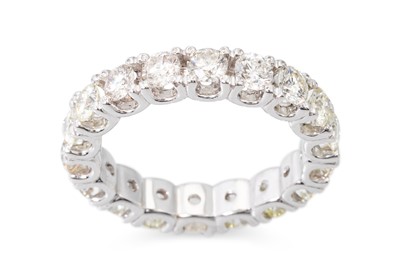 Lot 269 - A DIAMOND FULL BANDED ETERNITY RING, the...
