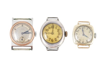 Lot 392 - AN INTERESTING COLLECTION OF THREE WATCH HEADS,...