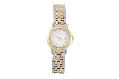 Lot 431 - A LADY'S RAYMOND WEIL BI-METAL WRIST WATCH,...