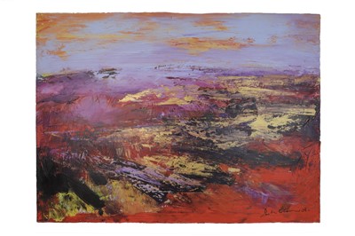 Lot 535 - DECLAN O'CONNOR (IRISH CONTEMPORARY), 'Red Bog,...