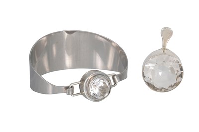 Lot 153 - A STERLING SILVER BANGLE, by Marika Murnaghan....