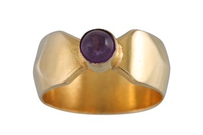 Lot 165 - A GOLD PLATED RING BY MARIKA MURNAGHAN, set...