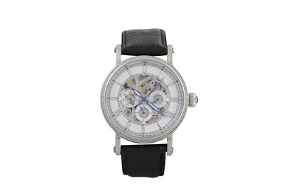 Lot 471 - AN AURIOL STAINLESS STEEL GENT'S AUTOMATIC...