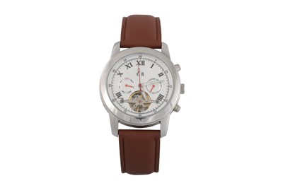 Lot 473 - AN UNBRANDED GENTS WRIST WATCH, automatic, 35...