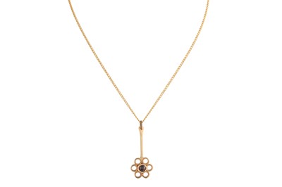 Lot 179 - A GOLD PLATED PENDANT, by Marika Murnaghan, of...