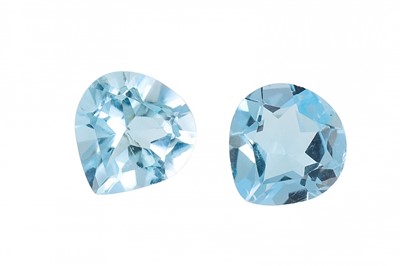 Lot 101 - TWO LOOSE TOPAZ STONES