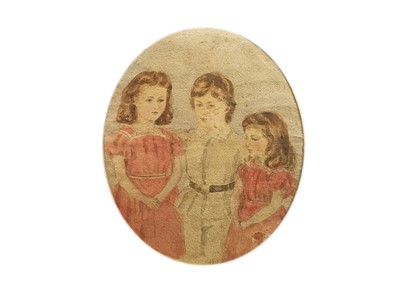 Lot 537 - IRISH SCHOOL, 19TH CENTURY Family group...
