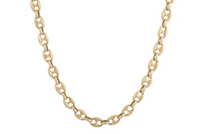 Lot 118 - A CHAUMET 18CT GOLD MARINE LINK CHAIN, 64 cm,...