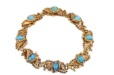 Lot 121 - AN ARTS AND CRAFTS RENÉ BOIVIN BRACELET,...