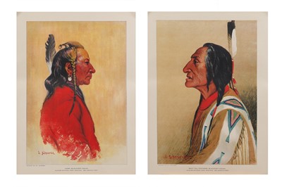 Lot 489 - A 20TH CENTURY SET OF COLOURED PRINTS, after...