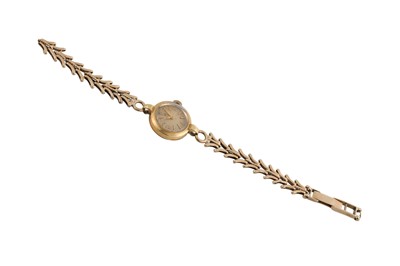 Lot 225 - A VINTAGE 18CT GOLD LADY'S OMEGA WATCH HEAD,...